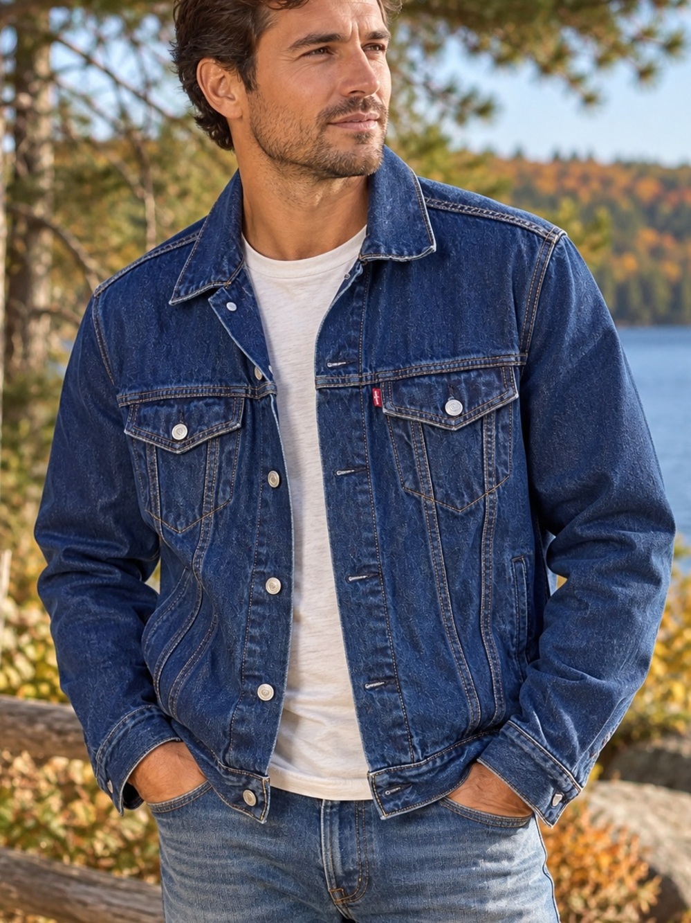 Levi’s Classic Denim Trucker Jacket – Men’s Medium
